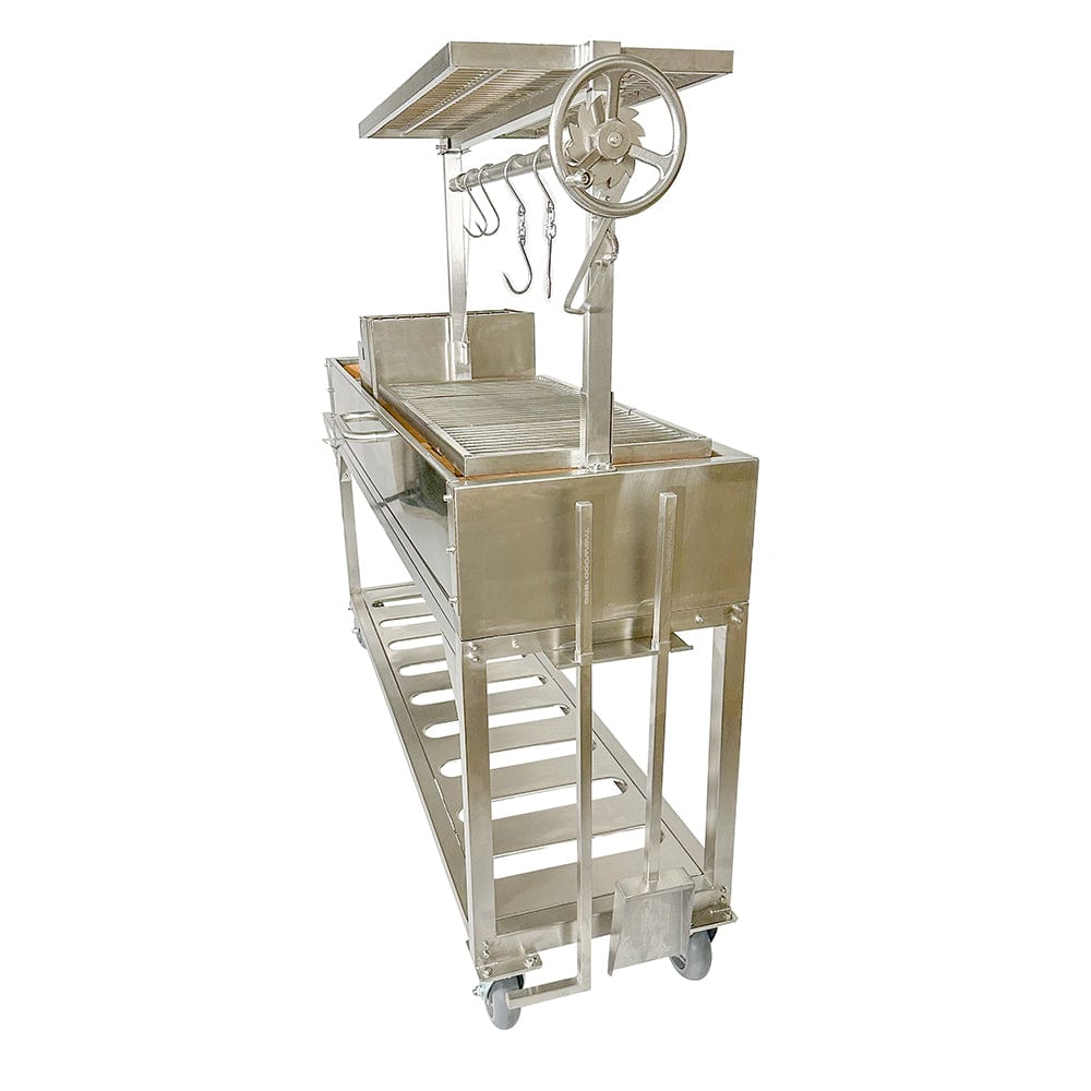 Tagwood Grills Tagwood BBQ Argentine Santa Maria Wood Fire & Charcoal Freestanding Grill | 1,052.1 sq. in. of total grilling area | BBQ26SS