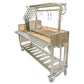 Tagwood Grills Tagwood BBQ Argentine Santa Maria Wood Fire & Charcoal Freestanding with Clamp Grill | 825 sq. in. of total grilling area | BBQ06SS