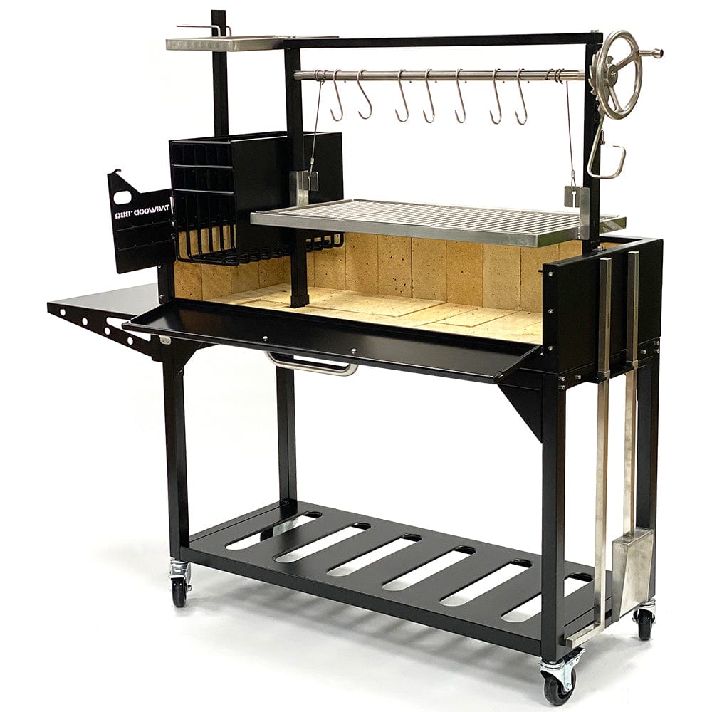 Tagwood Grills Tagwood BBQ Argentine Santa Maria Wood Fire & Charcoal Grill 1/8 Thickness | BBQ03SI
