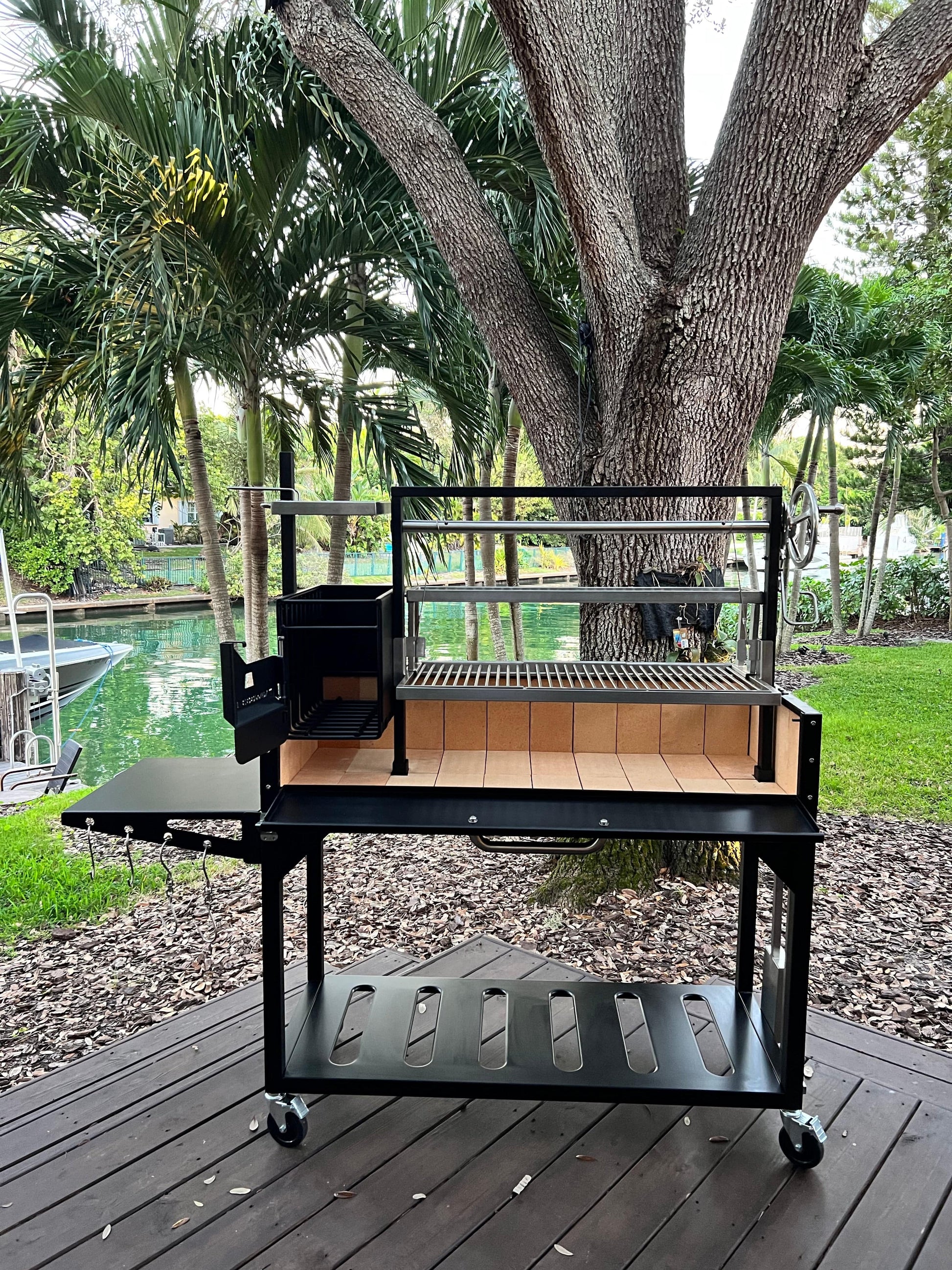 Tagwood Grills Tagwood BBQ Argentine Santa Maria Wood Fire & Charcoal Grill 1/8 Thickness | BBQ03SI