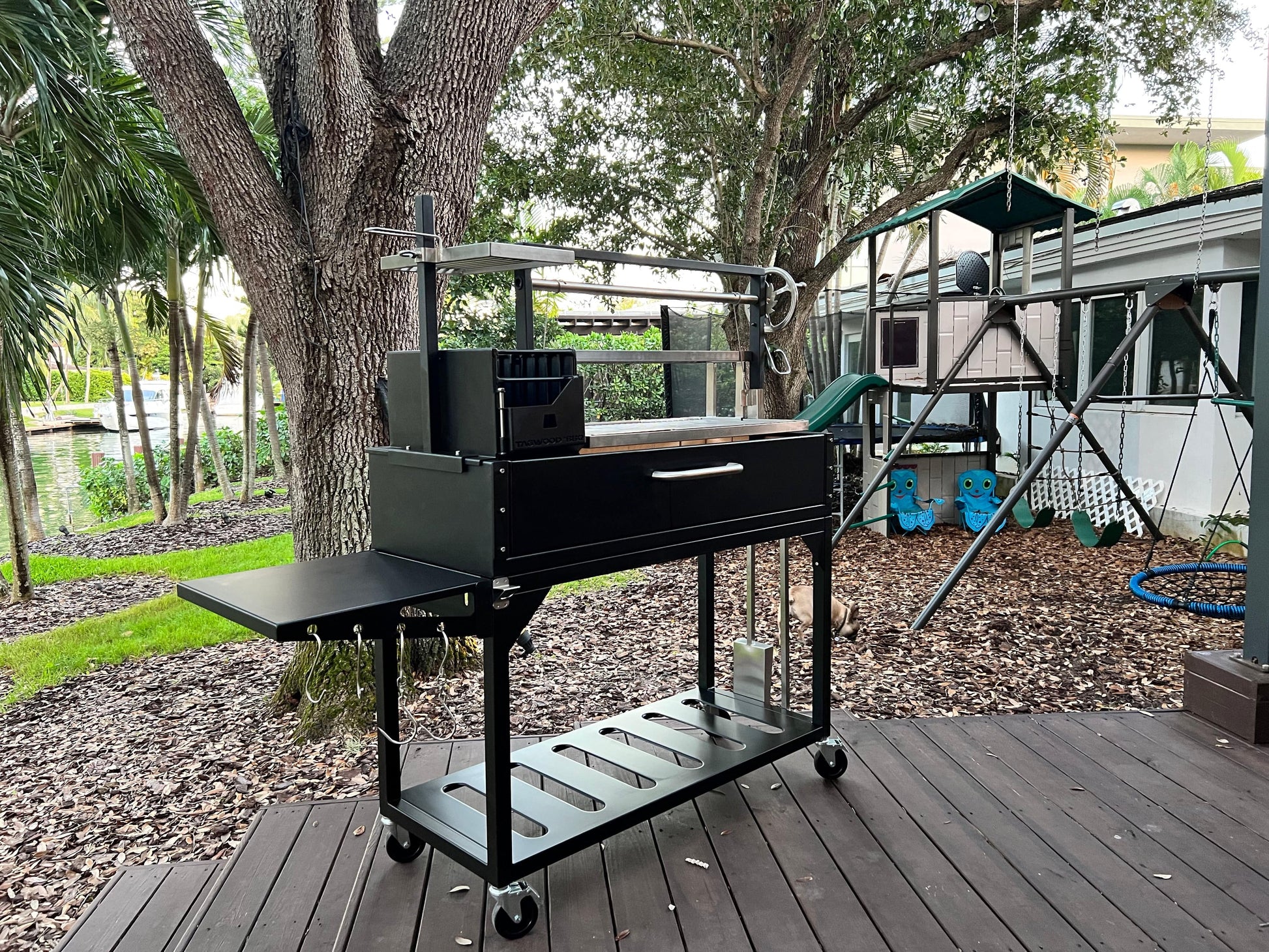 Tagwood Grills Tagwood BBQ Argentine Santa Maria Wood Fire & Charcoal Grill 1/8 Thickness | BBQ03SI