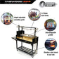 Tagwood Grills Tagwood BBQ Chief Series Argentine Santa Maria Wood Fire & Charcoal Freestanding Grill 1/8 Thickness | 714 sq. in. of total grilling area | BBQ03SI