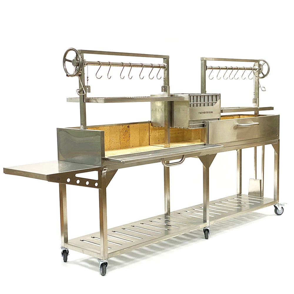 Tagwood Grills Tagwood BBQ Double Argentine Santa Maria Wood Fire & Charcoal Grill | BBQ04SS