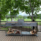 Tagwood Grills Tagwood BBQ Double Argentine Santa Maria Wood Fire & Charcoal Grill | BBQ04SS