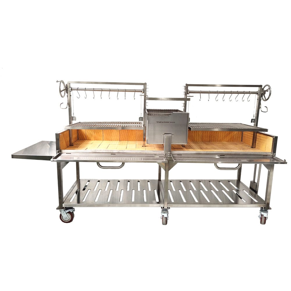 Tagwood Grills Tagwood BBQ Double Argentine Santa Maria Wood Fire & Charcoal Grill | BBQ24SS