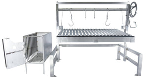 Tagwood Grills Tagwood BBQ Insert Style Argentine Santa Maria Wood Fire & Charcoal Grill | BBQ09SS