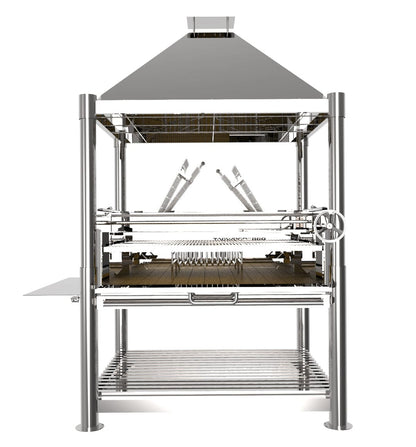 Tagwood Grills Tagwood BBQ the Beast XL Argentine Wood Fire & Charcoal Beast Grill all Stainless Steel | BBQ22SS