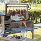 Tagwood Grills Tagwood BBQ Ultimate Series Argentine Santa Maria Wood Fire & Charcoal Freestanding Grill | 714 sq. in. of total grilling area | BBQ03SS