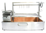 Tagwood Grills Tagwood BBQ XL Argentine Wood Fire & Charcoal Grill Built-in Grill | 1,117 sq. in. of total grilling area | BBQ25SS