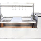 Tagwood Grills Tagwood BBQ XL Argentine Wood Fire & Charcoal Grill Built-in Grill | 1,117 sq. in. of total grilling area | BBQ25SS