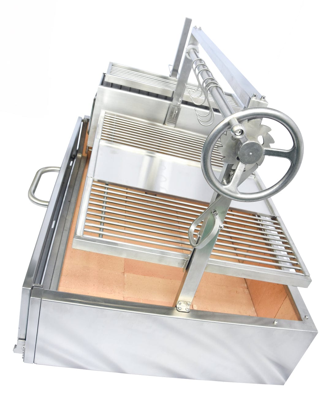Tagwood Grills Tagwood BBQ XL Argentine Wood Fire & Charcoal Grill Built-in Grill | 1,117 sq. in. of total grilling area | BBQ25SS