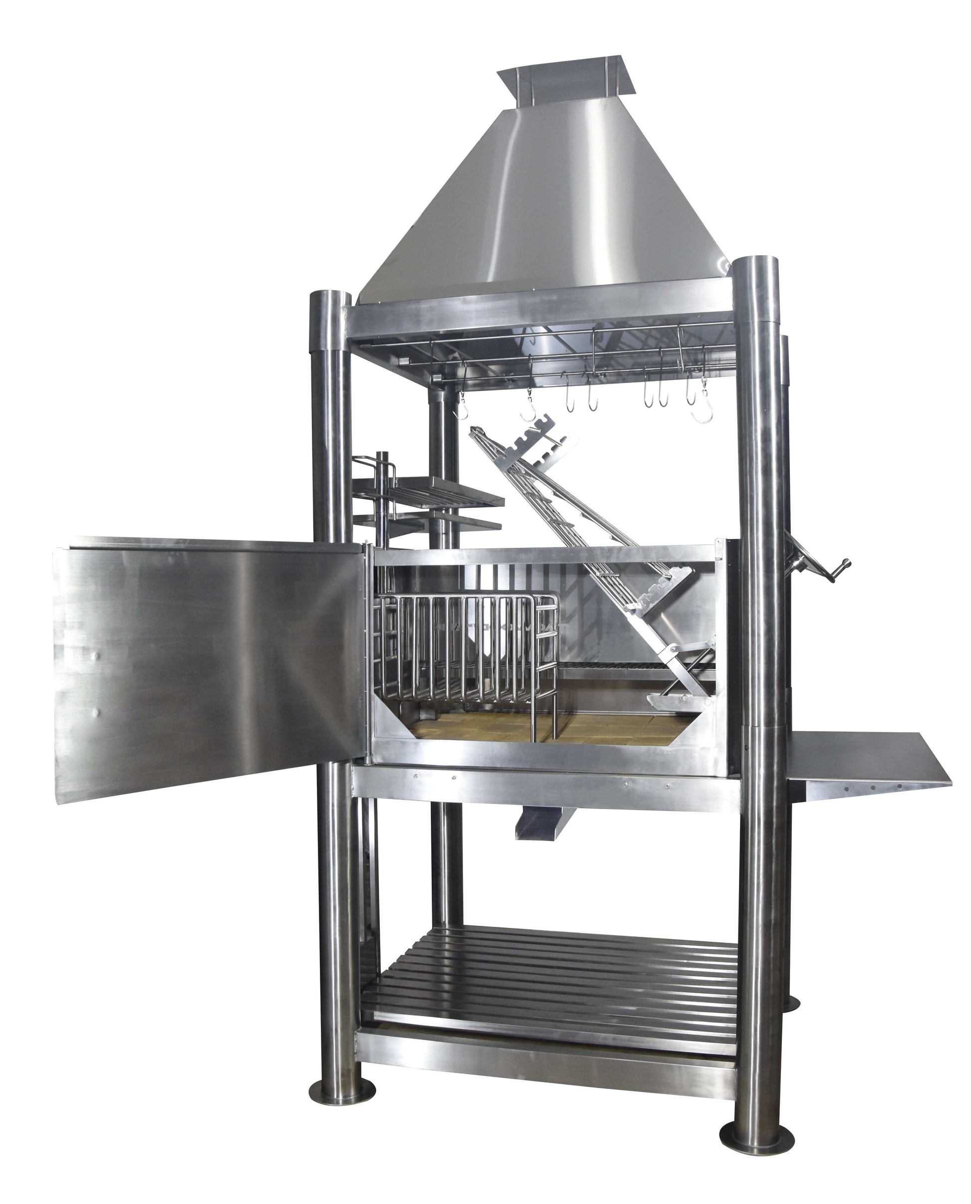 Tagwood Tagwood BBQ Argentine Wood Fire & Charcoal Grill all Stainless Steel | BBQ02SS