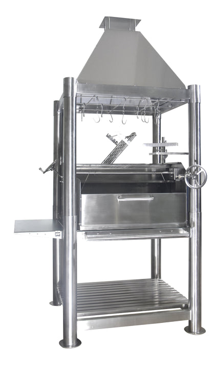 Tagwood Tagwood BBQ Argentine Wood Fire & Charcoal Grill all Stainless Steel | BBQ02SS