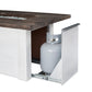 The Outdoor Great Room Fire Features The Outdoor Great Room Alcott Rectangular Gas Fire Pit Table / ALC-1224