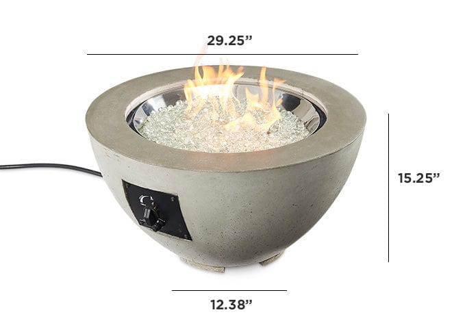 The Outdoor Great Room Fire Features The Outdoor GreatRoom Cove 29&quot; Round Gas Fire Pit Bowl / CV-20
