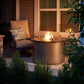 The Outdoor Great Room Fire Features The Outdoor GreatRoom Edison Round Gas Fire Pit Table / ED-20