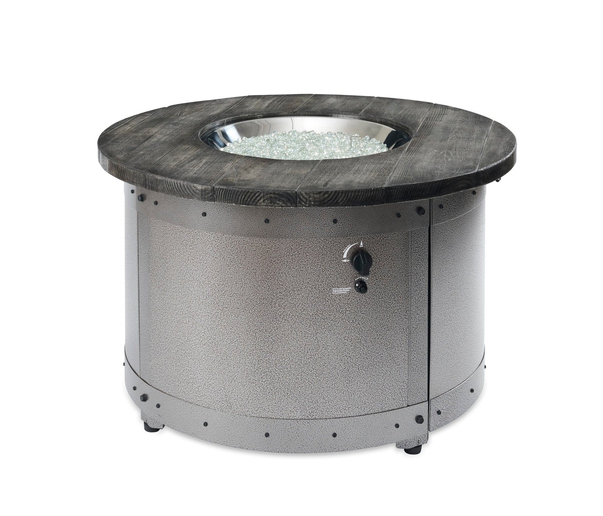The Outdoor Great Room Fire Features The Outdoor GreatRoom Edison Round Gas Fire Pit Table / ED-20