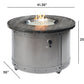 The Outdoor Great Room Fire Features The Outdoor GreatRoom Edison Round Gas Fire Pit Table / ED-20