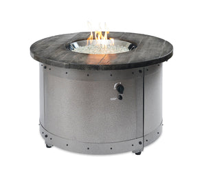 The Outdoor Great Room Fire Features The Outdoor GreatRoom Edison Round Gas Fire Pit Table / ED-20