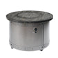 The Outdoor Great Room Fire Features The Outdoor GreatRoom Edison Round Gas Fire Pit Table / ED-20
