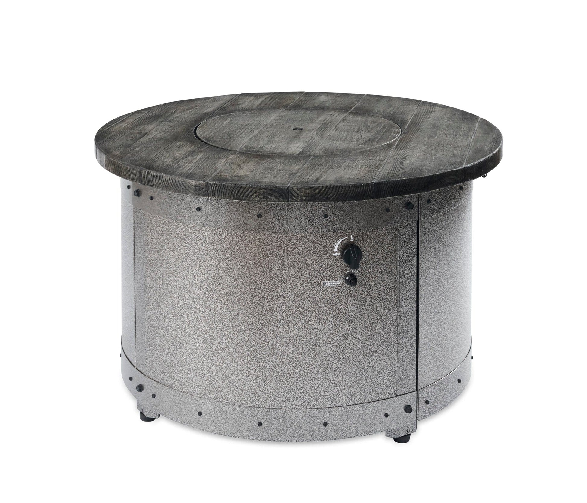 The Outdoor Great Room Fire Features The Outdoor GreatRoom Edison Round Gas Fire Pit Table / ED-20
