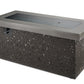 The Outdoor Great Room Fire Features The Outdoor GreatRoom Grey Key Largo Linear Gas Fire Pit Table / KL-1242-MM