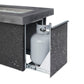 The Outdoor Great Room Fire Features The Outdoor GreatRoom Grey Key Largo Linear Gas Fire Pit Table / KL-1242-MM