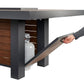 The Outdoor Great Room Fire Features The Outdoor GreatRoom Kenwood Linear Dining Height Gas Fire Pit Table / KW-1242-K