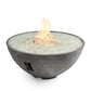 The Outdoor Great Room Fire Features The Outdoor GreatRoom Natural Grey, White, or Midnight Mist Cove Edge 42" Round Gas Fire Pit Bowl / CV-30E, CV-30EMM, CV-30EWHT