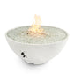 The Outdoor Great Room Fire Features The Outdoor GreatRoom Natural Grey, White, or Midnight Mist Cove Edge 42" Round Gas Fire Pit Bowl / CV-30E, CV-30EMM, CV-30EWHT