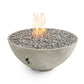 The Outdoor Great Room Fire Features The Outdoor GreatRoom Natural Grey, White, or Midnight Mist Cove Edge 42" Round Gas Fire Pit Bowl / CV-30E, CV-30EMM, CV-30EWHT