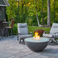 The Outdoor Great Room Fire Features The Outdoor GreatRoom Natural Grey, White, or Midnight Mist Cove Edge 42" Round Gas Fire Pit Bowl / CV-30E, CV-30EMM, CV-30EWHT