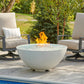 The Outdoor Great Room Fire Features The Outdoor GreatRoom Natural Grey, White, or Midnight Mist Cove Edge 42" Round Gas Fire Pit Bowl / CV-30E, CV-30EMM, CV-30EWHT