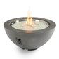 The Outdoor Great Room Fire Features The Outdoor GreatRoom Natural Grey, White, or Midnight Mist Supercas Cove 42" Round Gas Fire Pit Bowl / CV-30, CV-30MM, CV-30WT