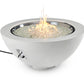 The Outdoor Great Room Fire Features The Outdoor GreatRoom Natural Grey, White, or Midnight Mist Supercas Cove 42" Round Gas Fire Pit Bowl / CV-30, CV-30MM, CV-30WT