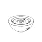 The Outdoor Great Room Fire Features The Outdoor GreatRoom Natural Grey, White, or Midnight Mist Supercas Cove 42" Round Gas Fire Pit Bowl / CV-30, CV-30MM, CV-30WT