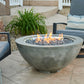 The Outdoor Great Room Fire Features The Outdoor GreatRoom Natural Grey, White, or Midnight Mist Supercas Cove 42" Round Gas Fire Pit Bowl / CV-30, CV-30MM, CV-30WT