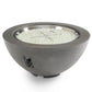 The Outdoor Great Room Fire Features The Outdoor GreatRoom Natural Grey, White, or Midnight Mist Supercas Cove 42" Round Gas Fire Pit Bowl / CV-30, CV-30MM, CV-30WT