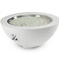 The Outdoor Great Room Fire Features The Outdoor GreatRoom Natural Grey, White, or Midnight Mist Supercas Cove 42" Round Gas Fire Pit Bowl / CV-30, CV-30MM, CV-30WT