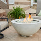 The Outdoor Great Room Fire Features The Outdoor GreatRoom Natural Grey, White, or Midnight Mist Supercas Cove 42" Round Gas Fire Pit Bowl / CV-30, CV-30MM, CV-30WT