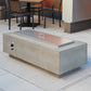 The Outdoor Great Room Fire Features The Outdoor GreatRoom Natural Grey, White, or Midnight Mist Supercast Cove 54" Linear Gas Fire Pit Table / CV-54, CV-54MM, CV-54WT