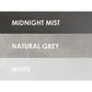 The Outdoor Great Room Fire Features The Outdoor GreatRoom Natural Grey, White, or Midnight Mist Supercast Cove 54" Linear Gas Fire Pit Table / CV-54, CV-54MM, CV-54WT