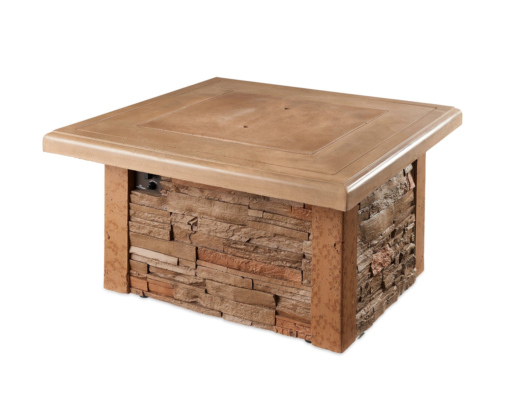 The Outdoor Great Room Fire Features The Outdoor GreatRoom Sierra Square Gas Fire Pit Table / SIERRA-2424