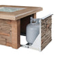 The Outdoor Great Room Fire Features The Outdoor GreatRoom Sierra Square Gas Fire Pit Table / SIERRA-2424