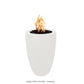 The Outdoor Plus Fire Features The Outdoor Plus 22" Round Castillo Fire Pillar - GFRC Concrete / OPT-CSTO22, OPT-CSTO22AD