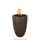The Outdoor Plus Fire Features The Outdoor Plus 22" Round Castillo Fire Pillar - GFRC Concrete / OPT-CSTO22, OPT-CSTO22AD