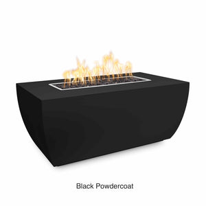 The Outdoor Plus Fire Features The Outdoor Plus 24" Tall 48", 60", 72", 84" Rectangular Avalon Powder Coated Fire Pit / OPT-AVLPCxx24, OPT-AVLPCxx24FSML, OPT-AVLPCxx24FSEN, OPT-AVLPCxx24E12V, OPT-AVLPCxx24EKIT