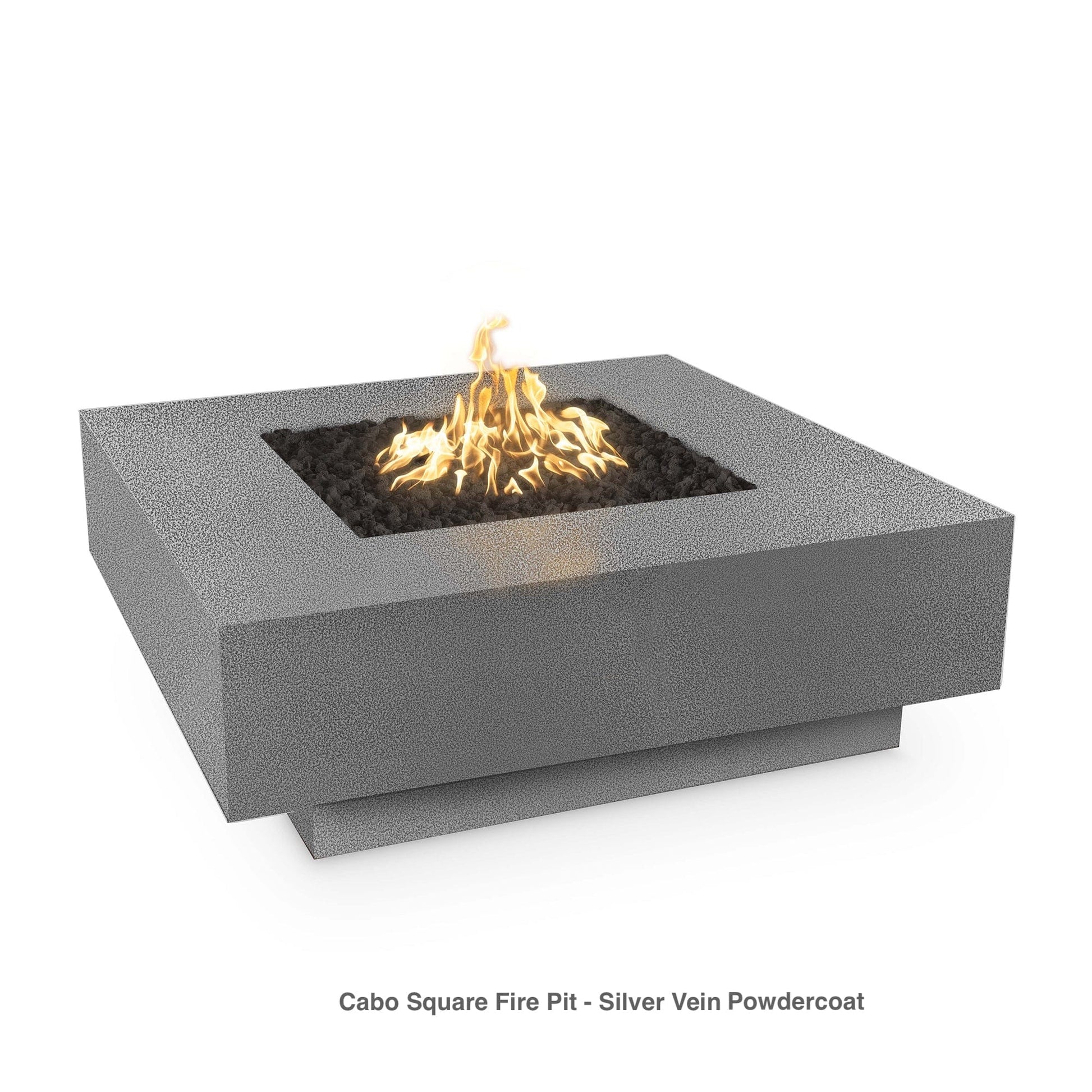 The Outdoor Plus Fire Features The Outdoor Plus 36", 48", 60" Square Cabo Fire Pit  - Metal Collection / OPT-CBSQxxCPR, OPT-CBSQxxCS, OPT-CBSQxxSS, OPT-CBSQxxPC