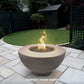 The Outdoor Plus Fire Features The Outdoor Plus 37" Round Sienna Fire Pit in Metallic and Rustic Finishes / OPT-RF37, OPT-RF37FSML, OPT-RF37FSEN, OPT-RF37E12V, OPT-RF37EKIT