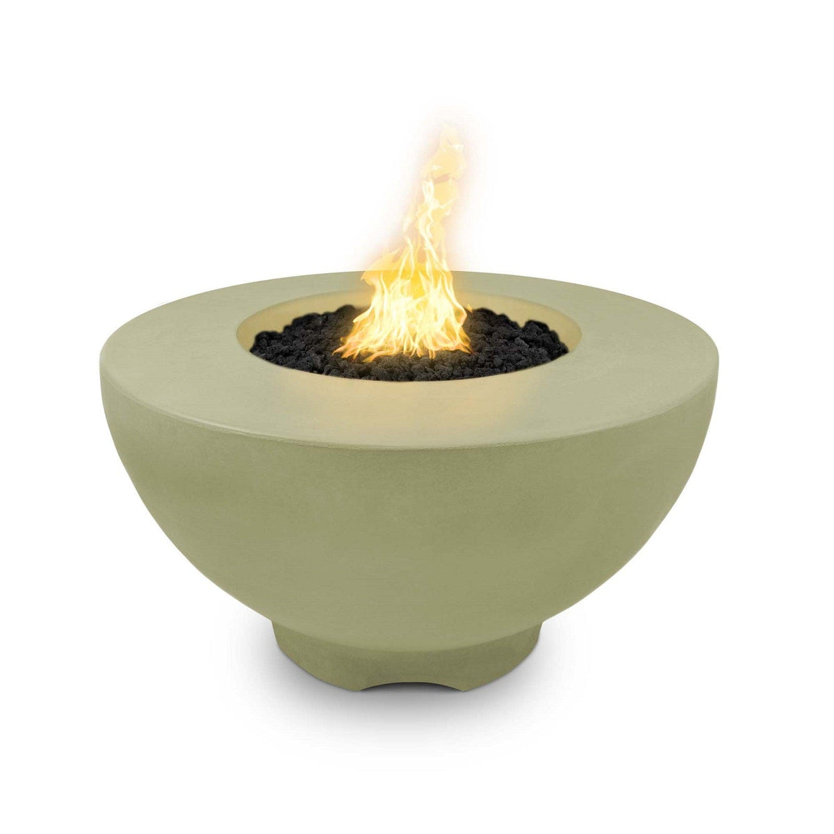 The Outdoor Plus Fire Features Ash (-ASH) / Match Lit Ignition / Liquid Propane The Outdoor Plus 37&quot; Round Sienna Fire Pit in Solid Concrete Finishes / OPT-RF37, OPT-RF37FSML, OPT-RF37FSEN, OPT-RF37E12V, OPT-RF37EKIT